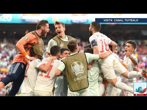 Se va Modric! En un partido de locura España vence 5-3 a Croacia y pasa a Cuartos de Eurocopa 2020