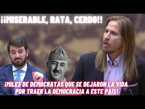 Pablo Fernández ARRASA a García-Gallardo (VOX) por FRANQUISTA!