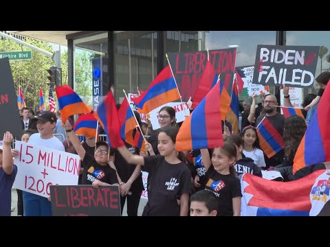 Los Angeles marches mark Armenian Genocide Remembrance Day
