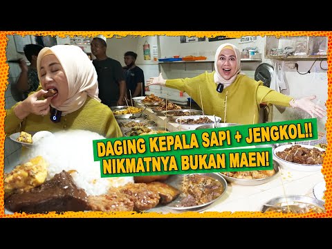 KEPALA SAPI + JENGKOL!! NIKMATNYA BUKAN MAEN!