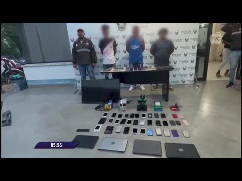 Esmeraldas: Policía incautó decenas de celulares robados en un laboratorio clandestino