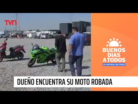 Dueño encuentra su moto robada en masivo corral de San Bernardo | Buenos días a todos