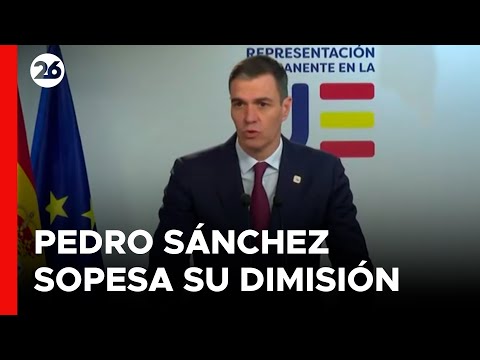 ESPAÑA | Sánchez sopesa dimitir tras la investigación que pesa sobre su esposa