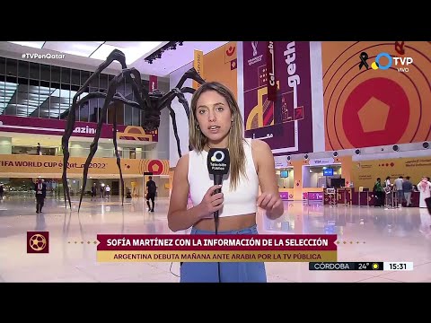 Sofia Martínez en La Tarde del Mundial - TVP 21/11/2022