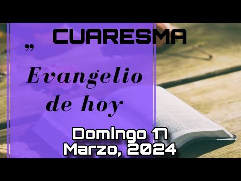 EVANGELIO DE HOY Domingo 17 de Marzo, 2024 - San Juan: 12, 20-33 | LECTURA de la PALABRA DE DIOS