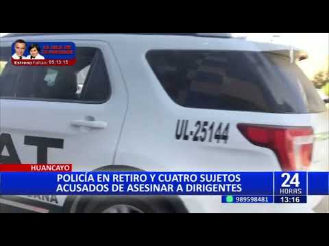 Huancayo: detienen a Policía en retiro vinculado a una presunta organización criminal