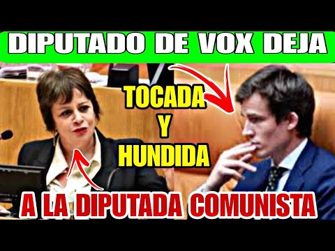 DIPUTADO DE VOX HUNDE A LA DIPUTADA COMUNISTA CAVIAR, SE LE HAN CAIDO LAS CARETAS