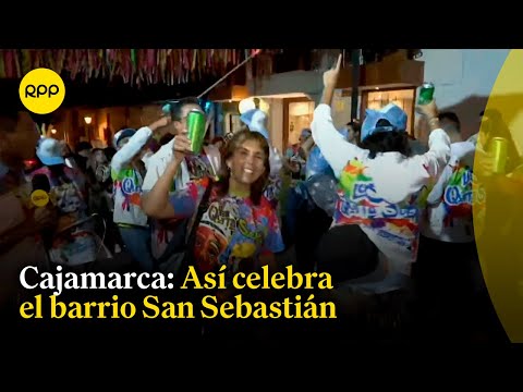 Cajamarca: Activación en barrio de San Sebastián previo al inicio de los carnavales