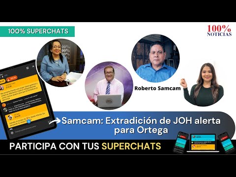 Samcam: Extradición de JOH alerta para Ortega | Ejército y rol en represión | 100% Superchats