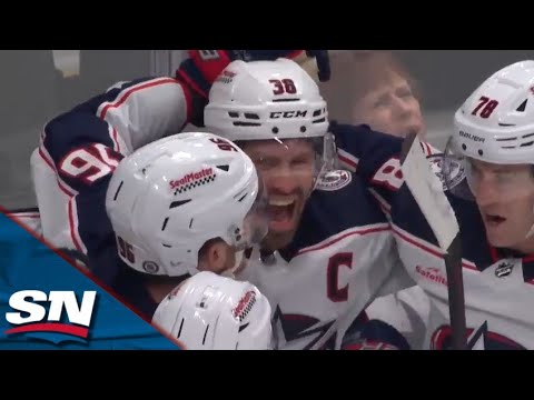 Blue Jackets Boone Jenner Scores With 13 Seconds Left To Stun The Sharks