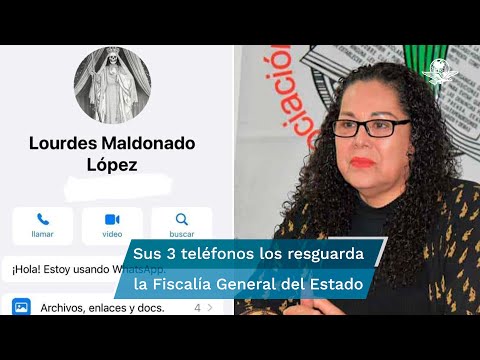 Activan celular de Lourdes Maldonado, periodista asesinada; ponen imagen de la Santa Muerte