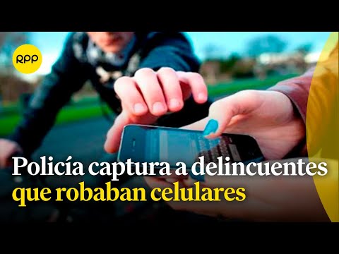 Capturan a delincuentes que robaban celulares en Surquillo y San Borja