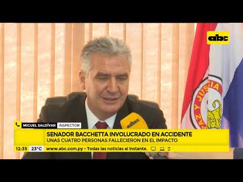 Senador Enrique Bacchetta involucrado en fatal accidente