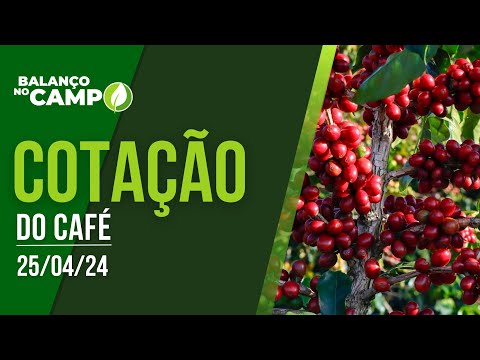 COTAÇÃO DO CAFÉ EM ALTA - 25/04/2024