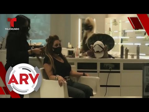 Dueños de salones de belleza se reinventan para sobrevivir en la pandemia | Al Rojo Vivo | Telemundo