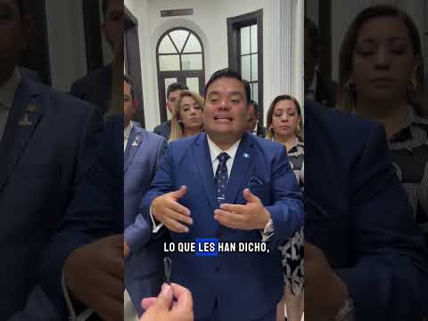 DIPUTADO ALLAN RODRIGUEZ SE PRONUNCIA ANTE SESION DEL CONGRESO DE GUATEMALA