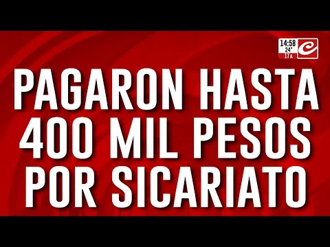 Sicarios cobraron entre 200 y 400 mil pesos para matar en Rosario