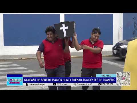 Trujillo: campaña de sensibilización busca frenar accidentes de tránsito