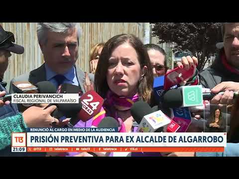 Quedó en prisión preventiva: alcalde de Algarrobo renunció a su cargo en medio de audiencia