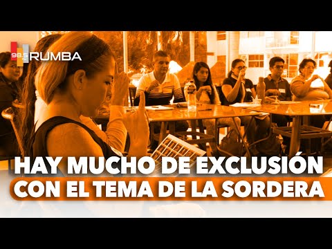 En cuanto a la discapacidad auditiva hay un tema grave de educación