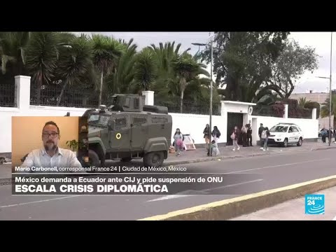 Informe desde Ciudad de México: México denunció a Ecuador ante la CIJ