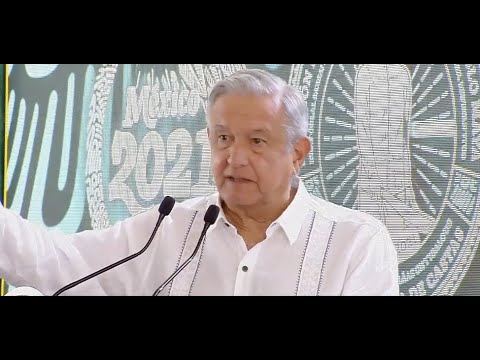 AMLO EN CHETUMAL HABLA DE SEGURIDAD, COMBUSTIBLE Y PERDÓN DE PUEBLOS MAYAS