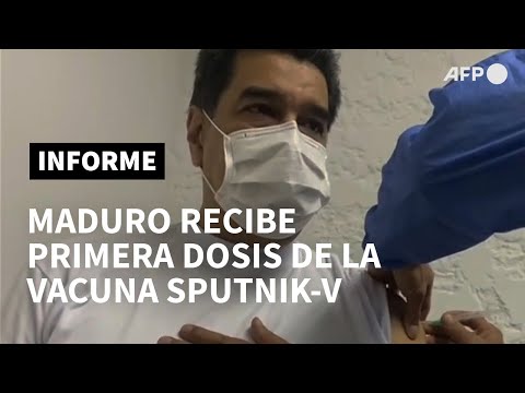 Maduro se vacuna con la Sputnik V, mientras Venezuela se alista para inmunizar a maestros | AFP