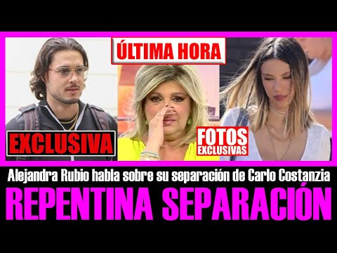 EXCLUSIVA!!REPENTINA SEPARACIÓN DE ALEJANDRA RUBIO Y CARLO COSTANZIA. IMÁGENES EXCLUSIVAS.