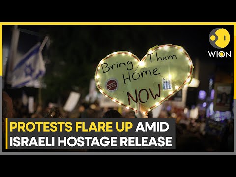 Israel-Hamas hostage release: Thousands gather at hostage square in Tel Aviv | WION