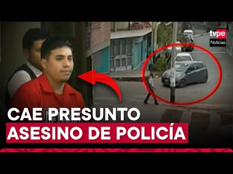 PNP detiene a presunto asesino de efectivo policial en Comas