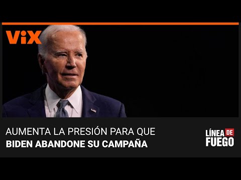 ¿Biden seguirá en la contienda electoral o renunciará a su candidatura? El debate en Línea de Fuego