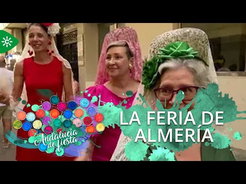 Andalucía de Fiesta | Ofrenda de flores por todo lo alto en la feria de Almería.