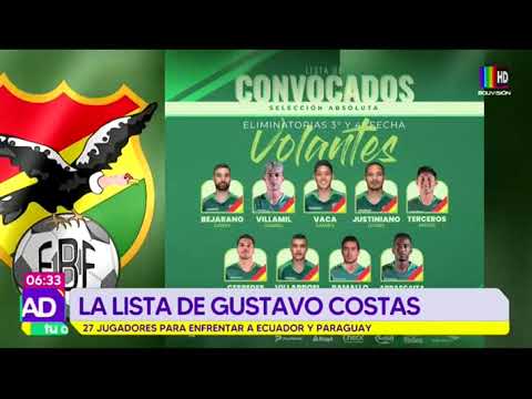 27 jugadores llamados por Gustavo Costas