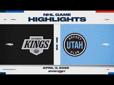 NHL Highlights | Kings vs. Utah HC - April 3, 2025