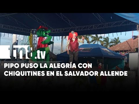 Visitantes del Salvador Allende disfrutan de las ocurrencias de Pipo Cachirulo - Nicaragua