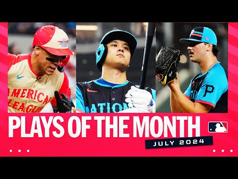 Top 25 Plays of July 2024 (ft. All-Star Game, Shohei Ohtani, Paul Skenes, no-hitters AND MORE!)