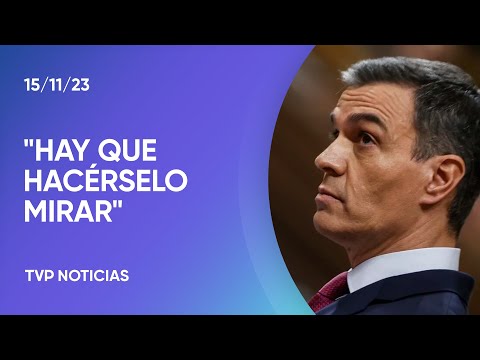 Sánchez critica el apoyo de la derecha española a Milei: hay que hacérselo mirar