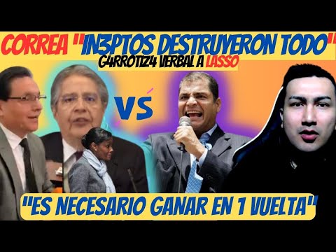Rafael Correa la respuesta a indolencia de LASSO | Salazar y Villavicencio, son parte de situación