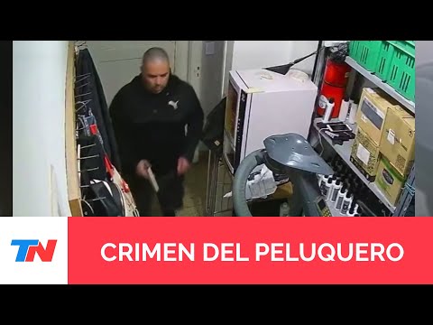 Crimen del peluquero en Recoleta: se conoció un video donde se ve al asesino perseguir al dueño