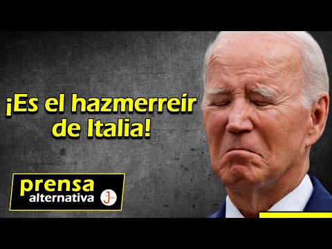 Video viral! Biden es ridiculizado por los europeos!!!