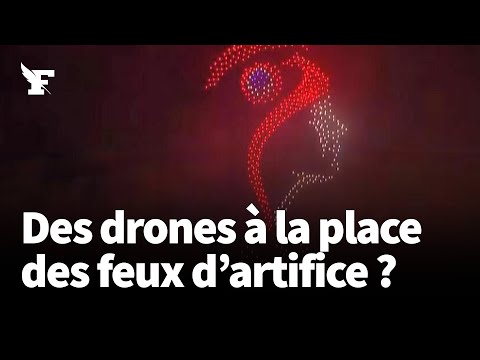 Les drones lumineux sont-ils le futur des spectacles nocturnes ?