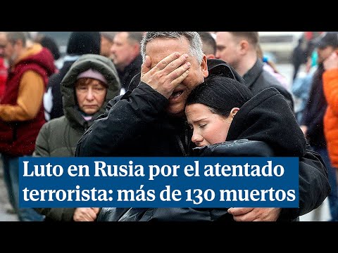 Luto en Rusia por el atentado terrorista del viernes en el que han muerto al menos 133 personas