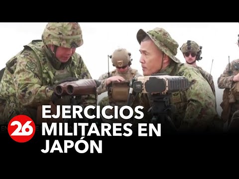 Ejercicios militares en Japón