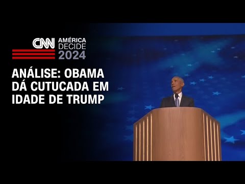 Análise: Obama dá cutucada em idade de Trump | AMÉRICA DECIDE