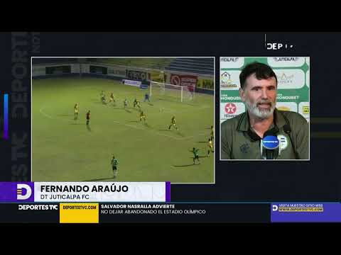 Fernando Araujo descarta la posibilidad de ser despedido del Juticalpa