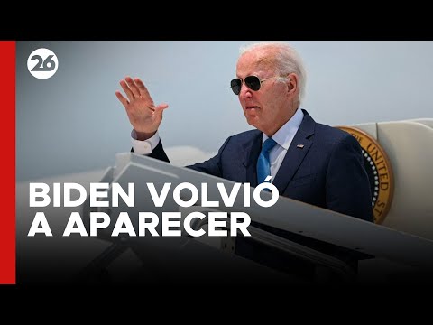 EEUU | BIDEN volvió a aparecer públicamente tras tener COVID