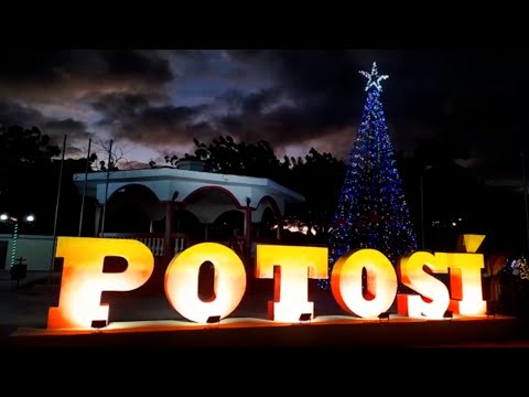Nuevo parque y calzada de Potosí apertura con ambientes navideños