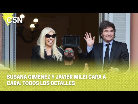 SUSANA GIMÉNEZ y JAVIER MILEI CARA A CARA