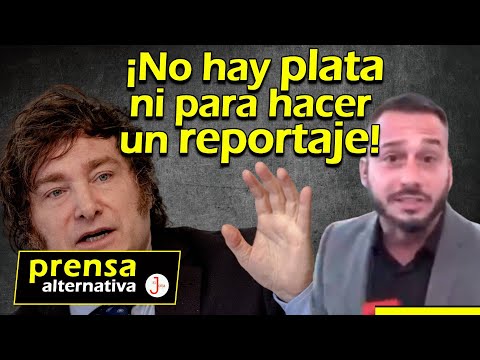 Se hace viral queja de periodista argentino en vivo! Esto generan las políticas de Milei!