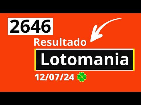 Lotomania 2646 - Resultado da Lotomania Concurso 2646